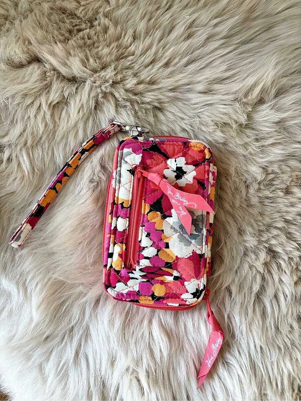 Vera Bradley Smartphone Wristlet Floral Case Pink & Multicolor